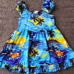 Cute Hawaiin Toddler Dress